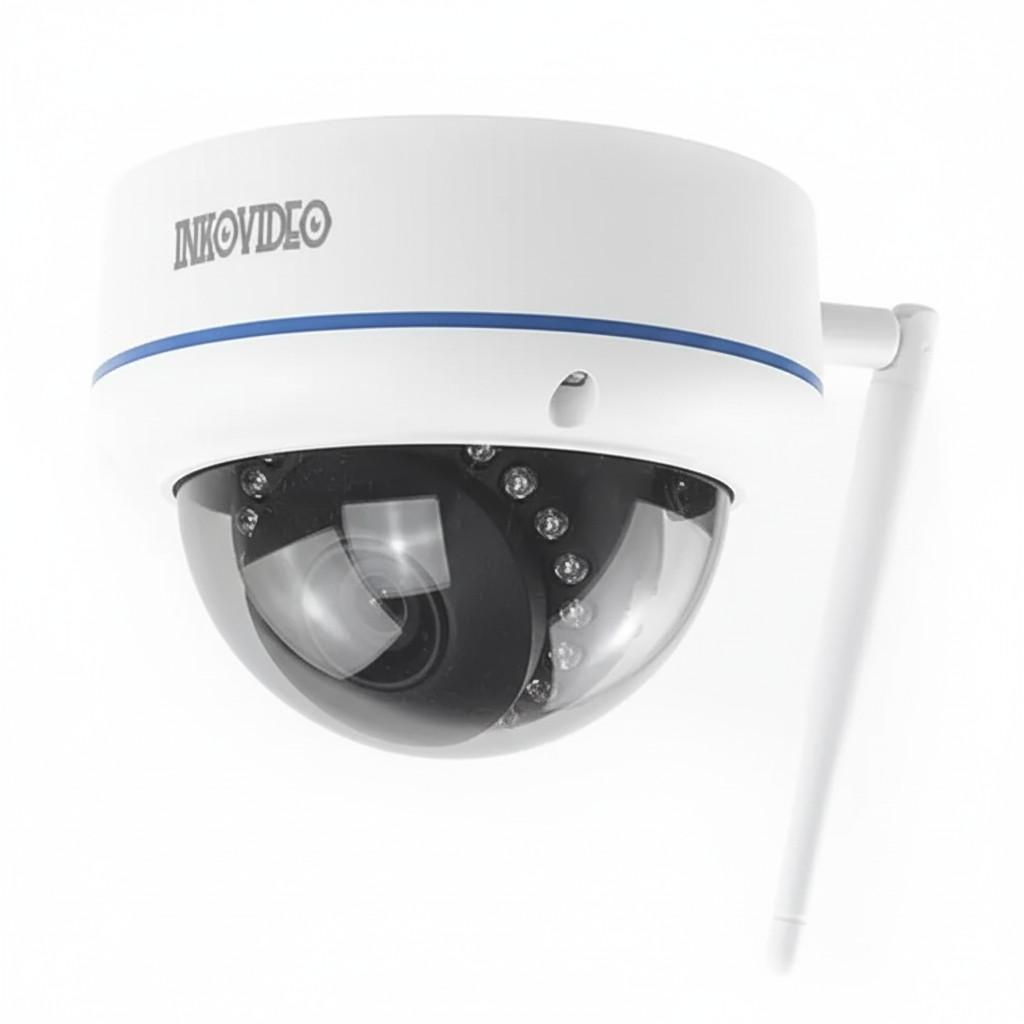 Kamerë Sigurie IP CCTV Inkovideo INKO-122-19D, 3MP, 4 mm, 80°, Wi-Fi, IR 20 m - Bardhë