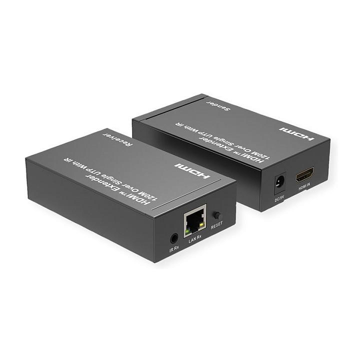 Extender AV ROLINE 14.01.3641, Full HD 1080p, Cat5e - 2