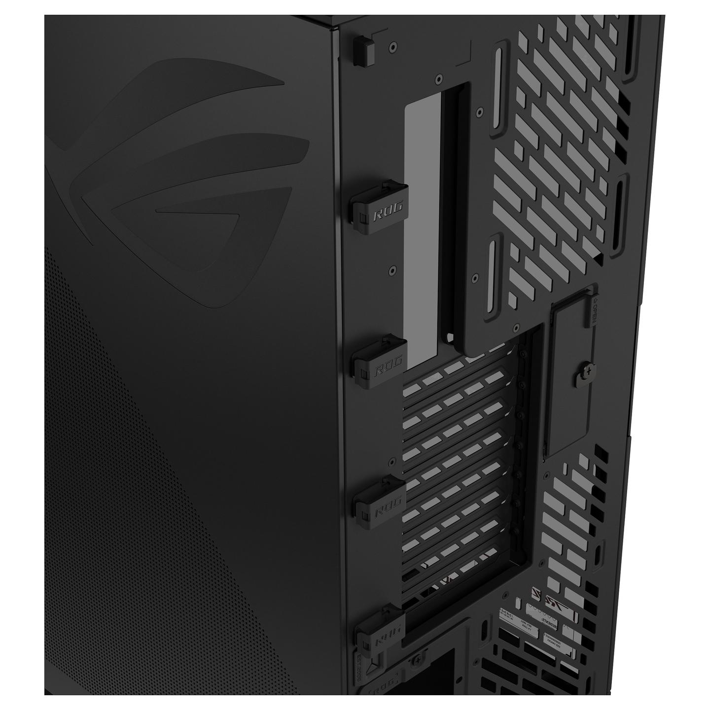 Kasë ASUS ROG CRONOX GR801 CURVE TG ARGB / Big-Tower / Xham i Temperuar / 4x120mm ARGB / EATX – Zezë - 19
