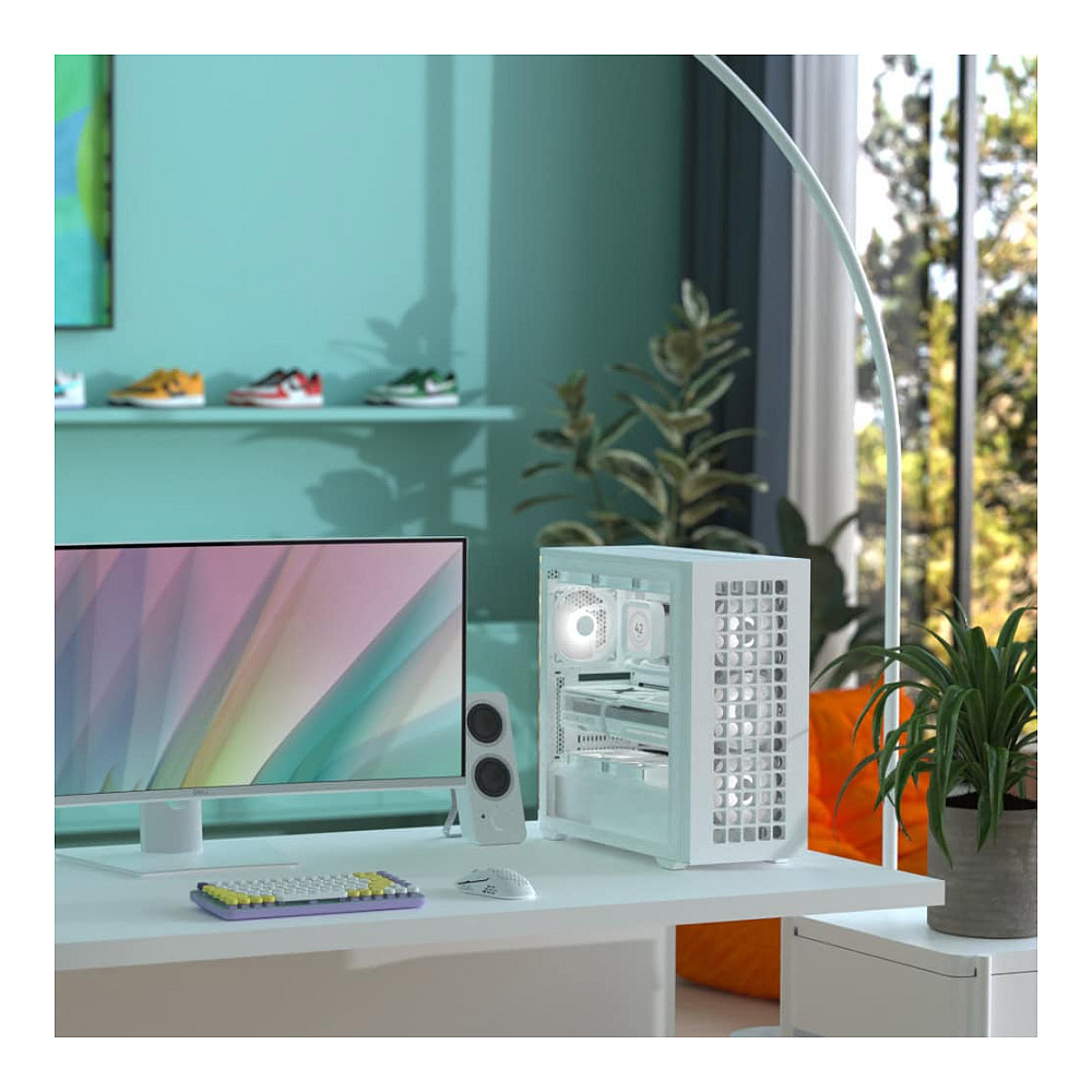 Kasë PC Aerocool D502A / Midi Tower / ATX / 3x 120mm ARGB Front Fan + 1x 120mm ARGB Rear Fan / 2.5"/3.5" HDD / Tempered Glass / USB-C - Zezë - 10