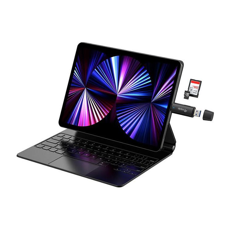 Lexues Kartash Equip 245462 / USB 3.2 Gen 1 / USB-A & USB-C / MicroSD, MicroSDHC, MicroSDXC, SD, SDHC, SDXC / 5 Gbit/s - Zezë - 4