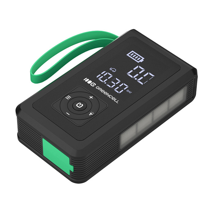 Powerbank Green Cell PowerBoost Air CJSGC03 / 8.000mAh / Jump Starter 1000A / Kompresor 10.3 Bar / USB-C / OLED – Zezë - 2