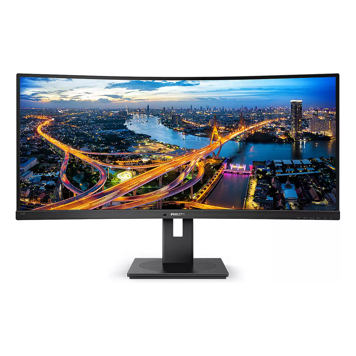 Monitor Philips B Line 346B1C/00 / 34" / UltraWide WQHD VA Curved / 100Hz / 4ms / USB-C+HDMI+DP+USB - Zezë - 12