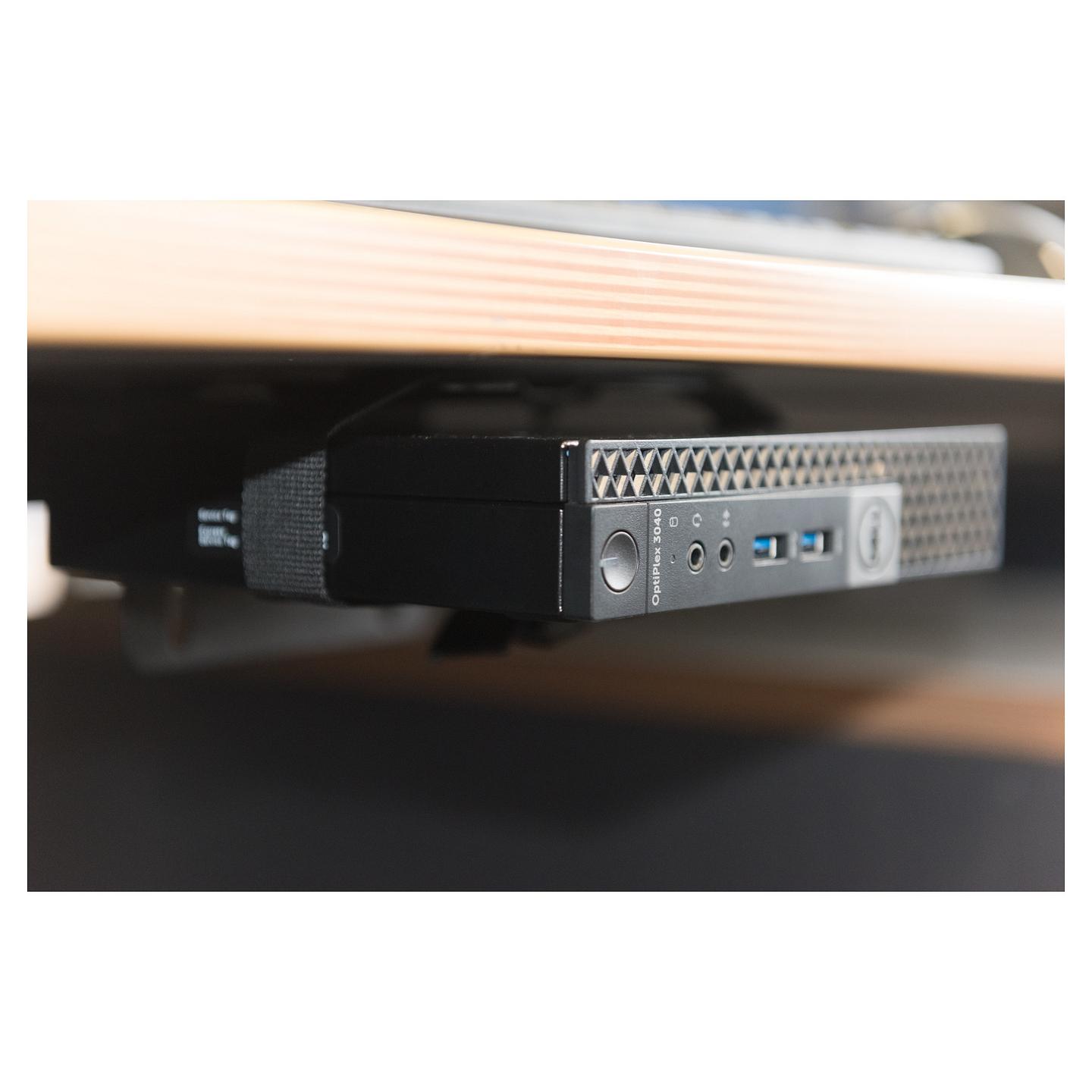 Mbajtës për Mini Kompjuter DIGITUS DA-90360 / deri 5kg / 17-70mm / VESA 75x75-100x100 - Zezë - 2