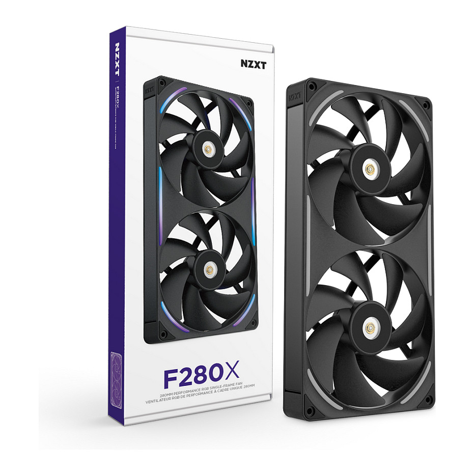 Ftohës për Kasë 280mm NZXT F280X RGB – Zezë - 2