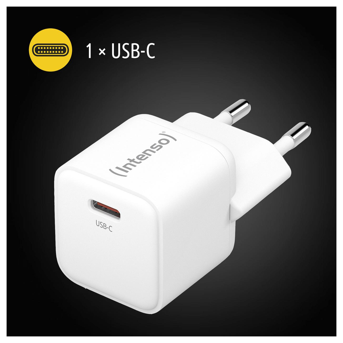 Adapter Intenso W30C GaN / USB-C / 30W / PD 3.0 / PPS / QC 4.0 - Bardhë - 7
