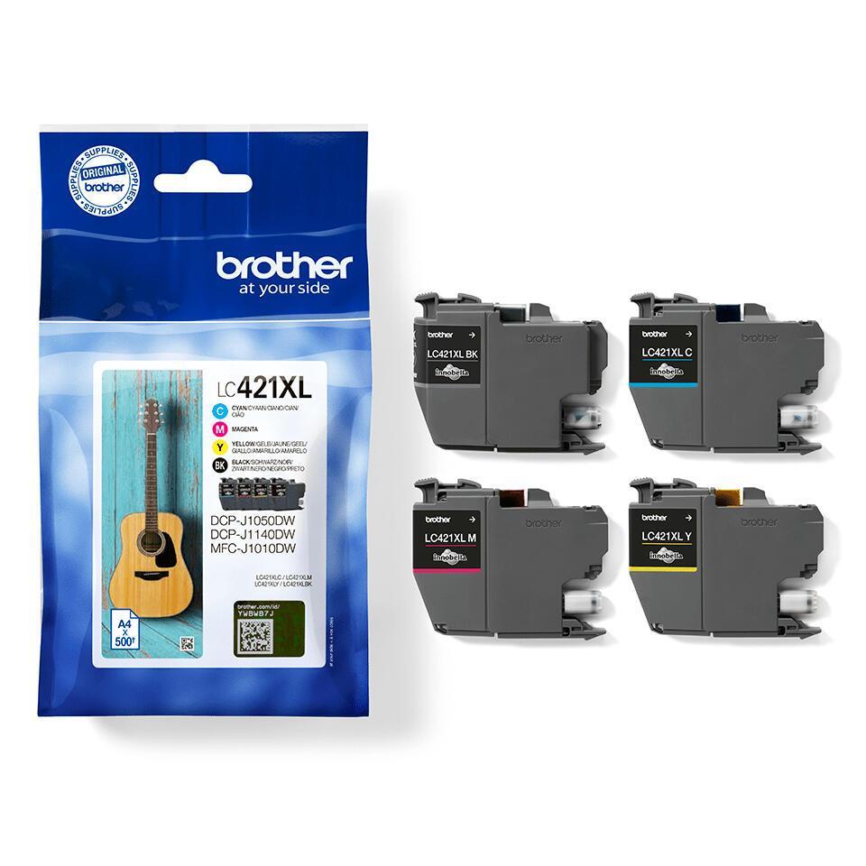 INK Brother LC-421XLVAL / 500 faqe / XL / Multipack - Shumëngjyrësh - 2