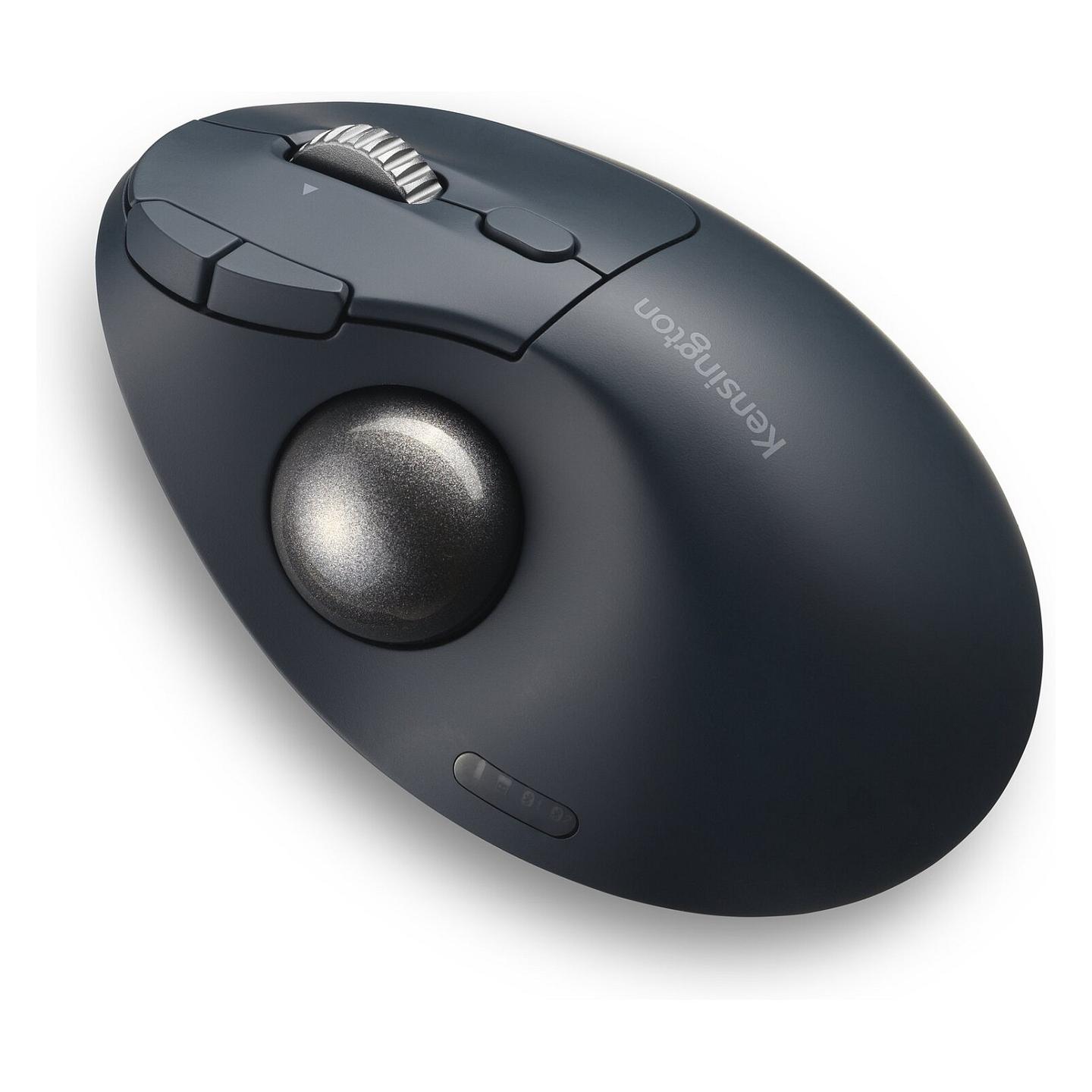 Maus pa kabllo Kensington Pro Fit Ergo TB550 / Trackball / 400–1600 DPI / Bluetooth & 2.4GHz / 7 Butona / USB-C - Zezë/Blu - 4