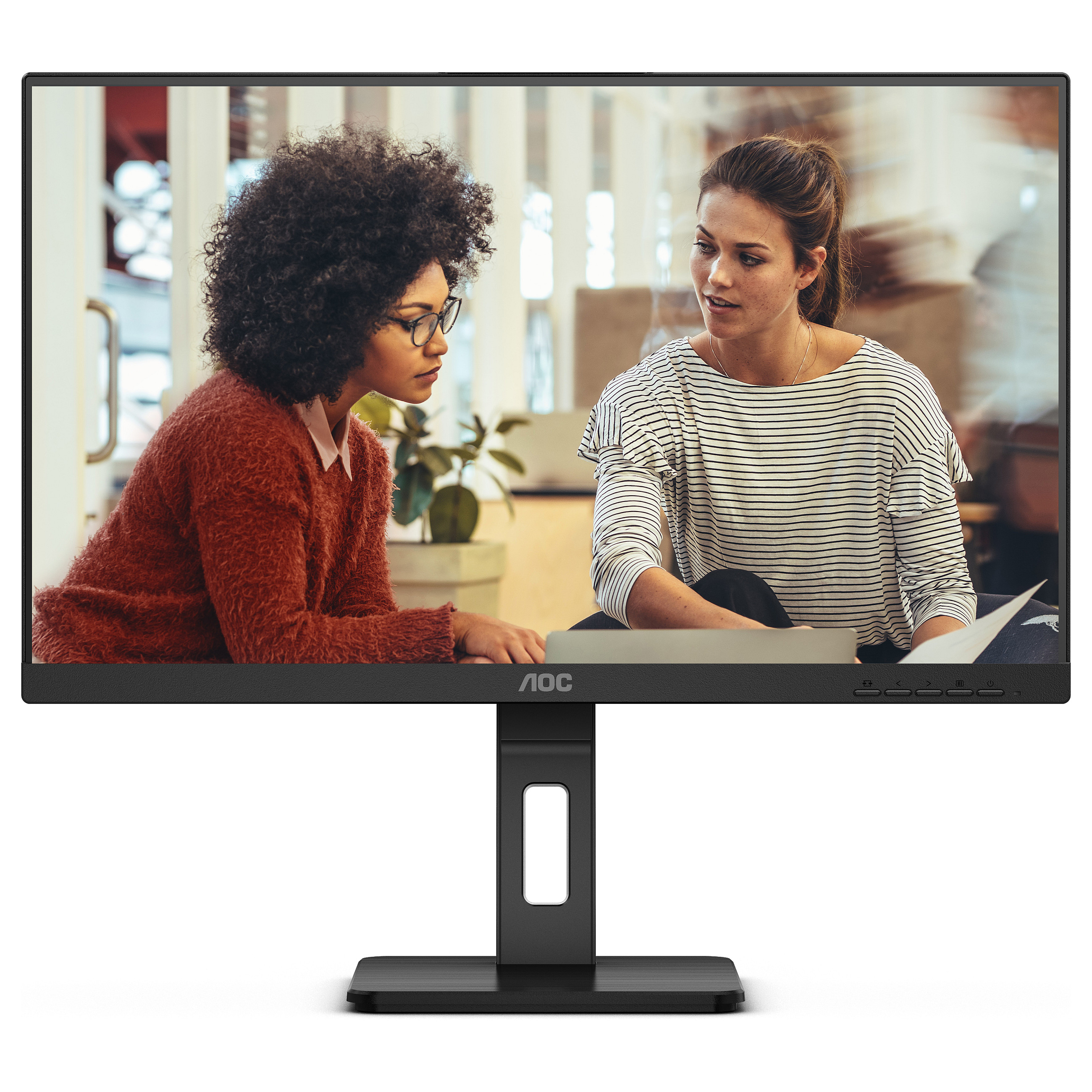 Monitor AOC 24E3QAF / 23.8" / Full HD IPS / 100Hz / 4ms / HDMI+VGA+DP - Zezë - 3