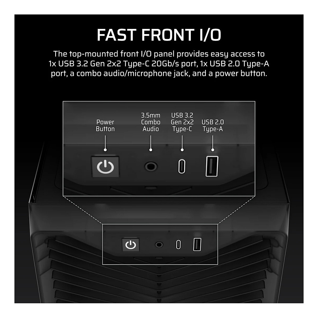 Kasë PC Corsair 3200D RS / Mid Tower / ATX / 3x 120mm Fan / Tempered Glass / Mesh / 360mm Radiator - Zezë - 11
