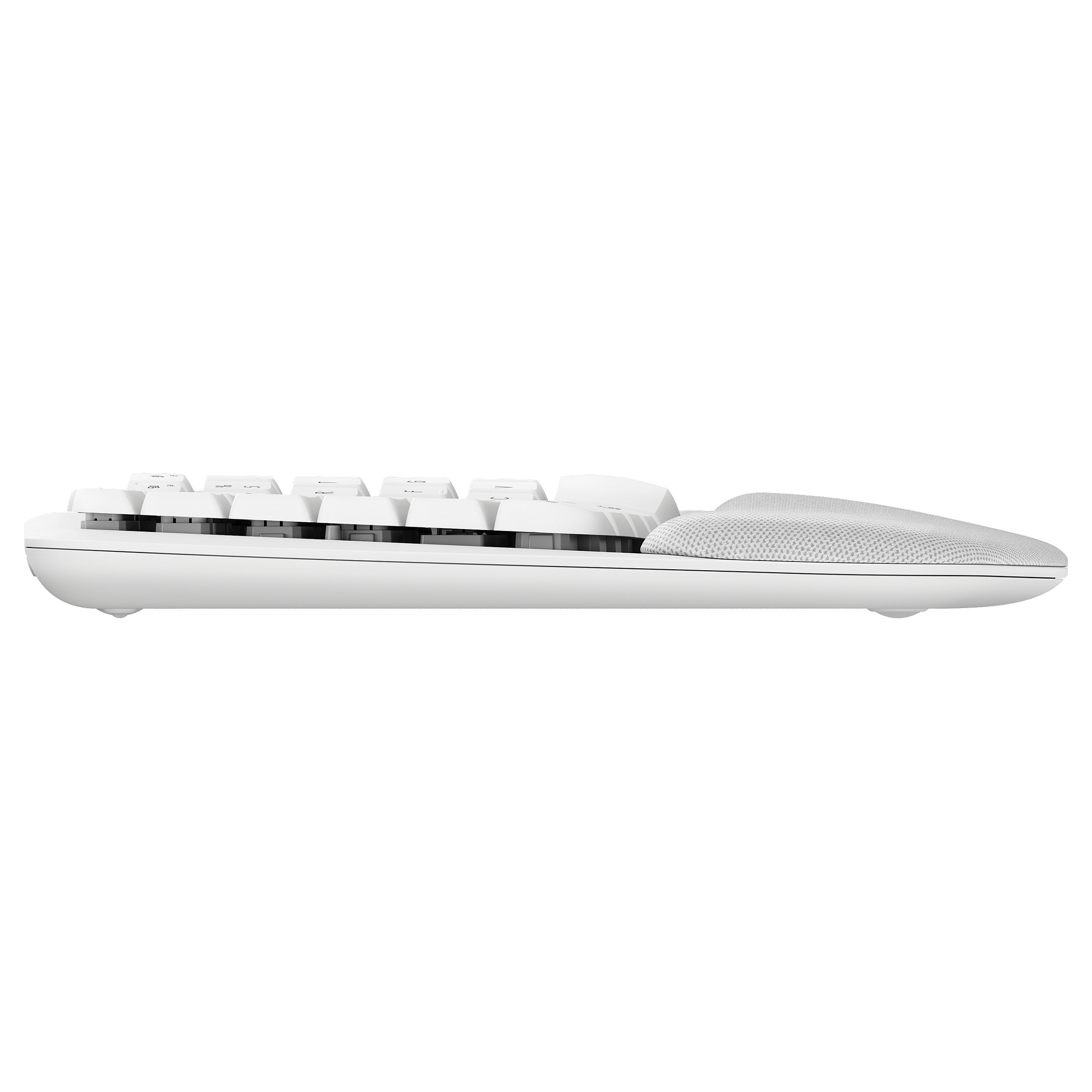 Tastierë pa kabllo Logitech Wave Keys / QWERTY / Membrane / RF Wireless + Bluetooth - Bardhë - 5