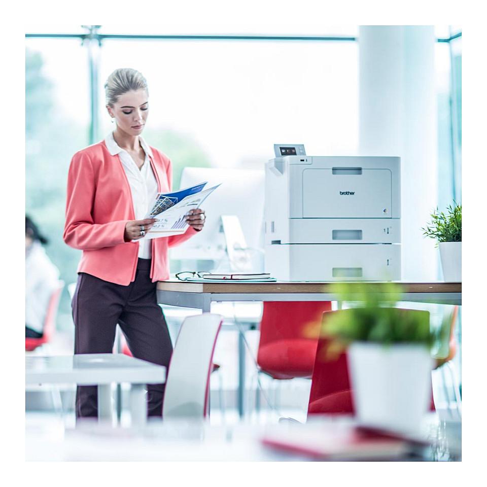 Printer Laser Brother HL-L9310CDW / Color / A4 / 31ppm / 2400dpi / LAN WiFi / Duplex - Bardhë - 8