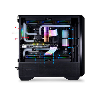 Kasë Lian Li LANCOOL III RGB / Midi Tower / E-ATX / 4x 140mm PWM ARGB Fan / Tempered Glass - Zezë - 7
