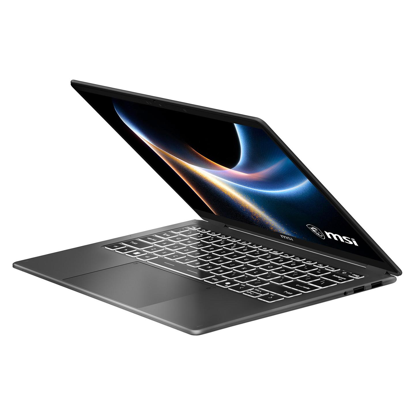 Laptop MSI Prestige 14 Flip AI+ D3MTG-013FR, Ultra 9 386H, 32GB LPDDR5X, 2TB, 14" FHD+ OLED Touchscreen, Intel Graphics - Hiri - 14