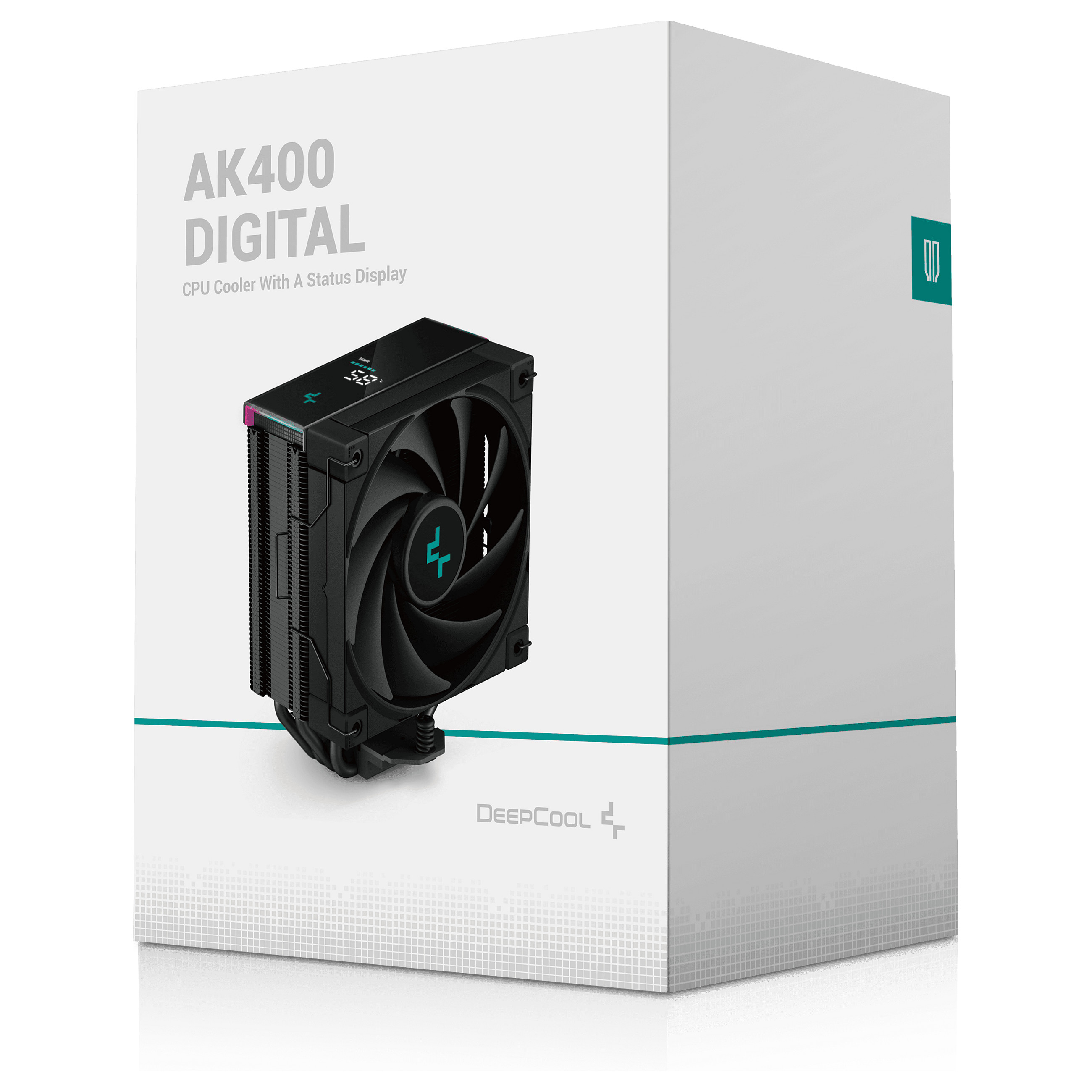 Ftohës për procesor DeepCool AK400 Digital / 120mm / ARGB / LCD - Zezë - 9
