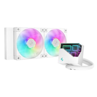 Ftohës për Procesor DeepCool LT240 WH ARGB / 240mm / 2x120mm / 600-2400RPM / ARGB - Bardhë