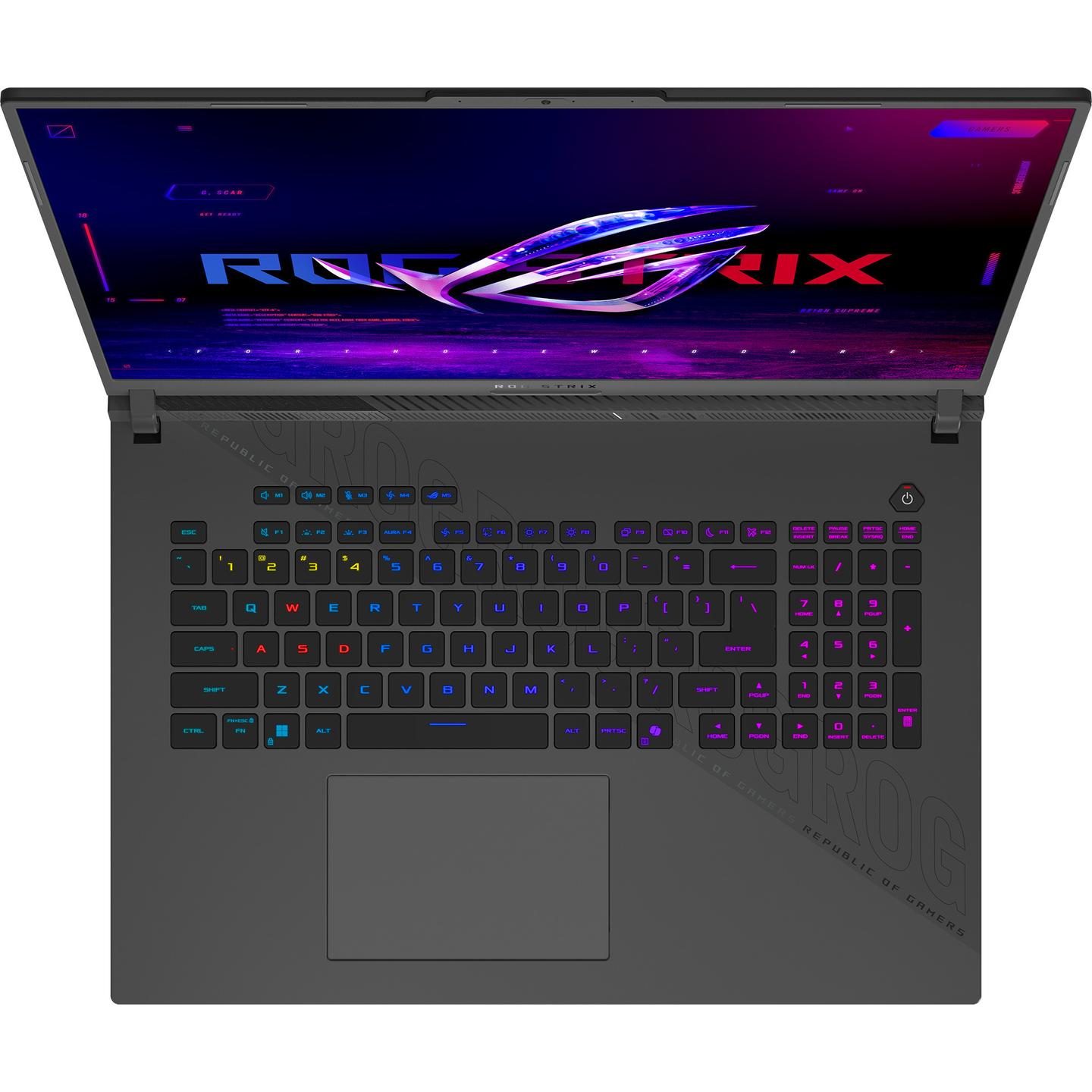 Laptop Gaming ASUS ROG Strix G18 G814PM-S9010W, Ryzen 9 8940HX, 32GB DDR5, 1TB, 18" WQXGA IPS 240Hz, RTX 5060 8GB - Hiri - 3