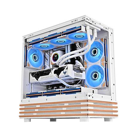 Ftohës për Kasë Thermaltake SWAFAN 120 EX INFINITY Snow Wood Edition / 120mm / 3-Pack / PWM / ARGB – Bardhë - 6