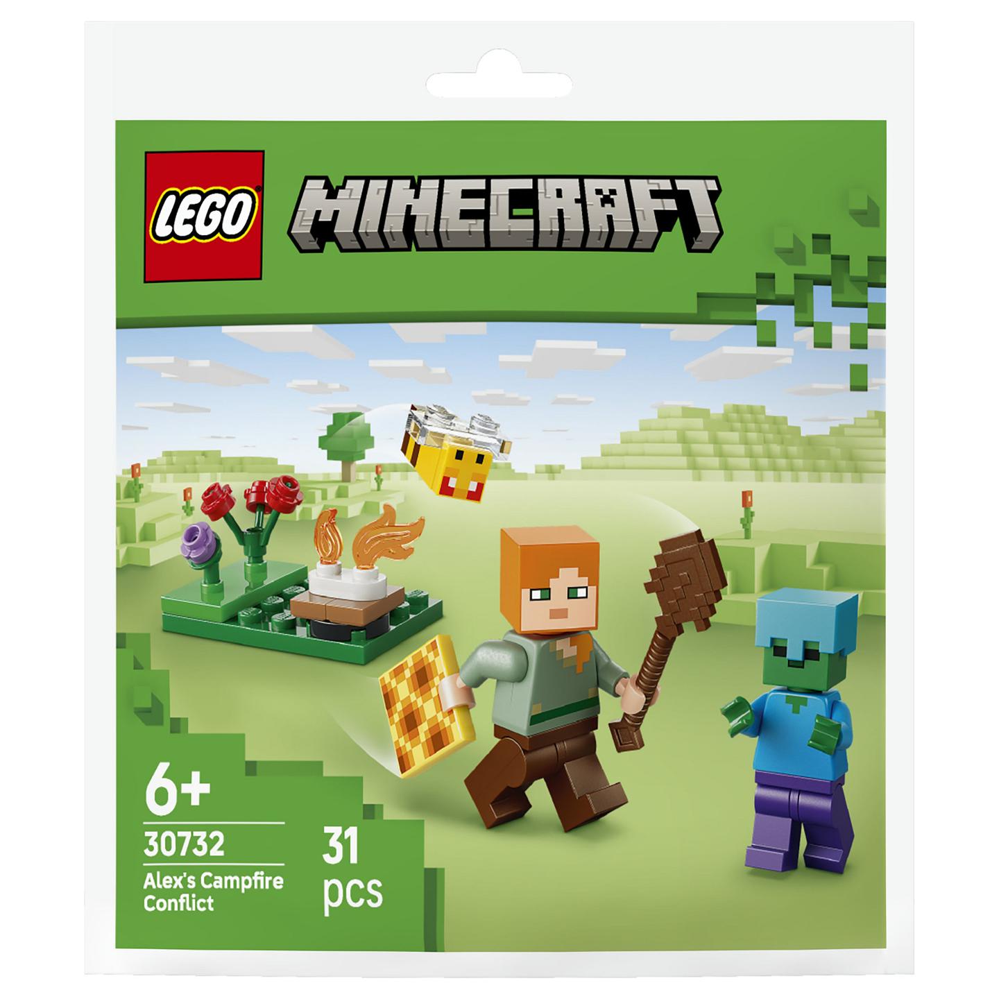 LEGO Minecraft Alex's Campfire Conflict 30732