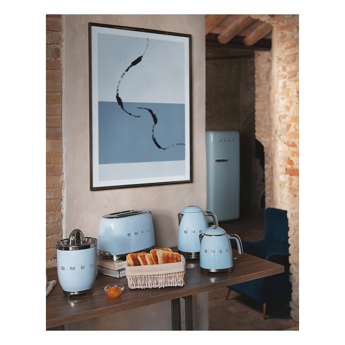 Çajnik Elektrik Smeg KLF04PBEU, 1.7L, 2400W, Temperaturë e Rregullueshme, 360° – Blu - 3