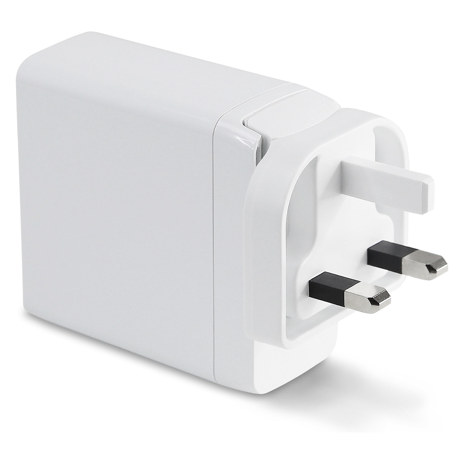 Adapter për Laptop DICOTA D31983 / 100W / GaN / USB-C PD / 2 × USB-C + USB-A - Bardhë - 8