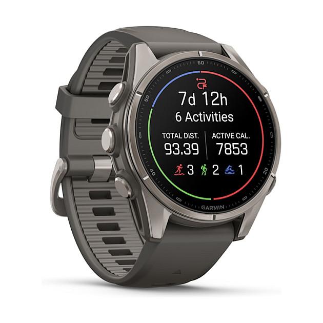 Orë e Mençur Garmin fēnix 9 / 43 mm / AMOLED / GPS / Titanium / Silikon - Gri - 3