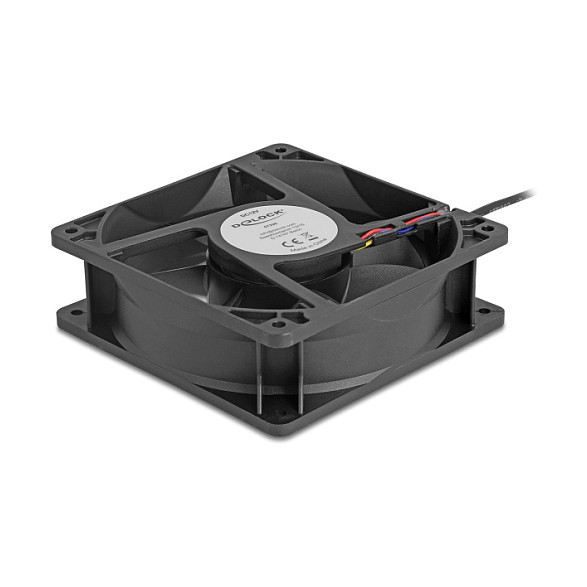 Ftohës për Kasë DeLOCK 67298 / 120mm / 3100 RPM / PWM – Zezë - 2