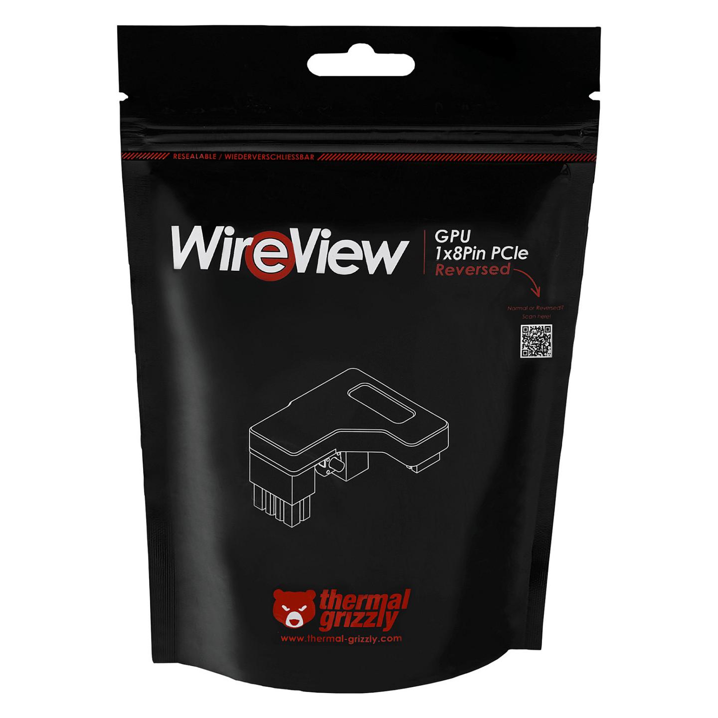 Matës i Konsumit të Energjisë për GPU Thermal Grizzly WireView, 1x 8-pin PCIe, Normal - Zezë - 9