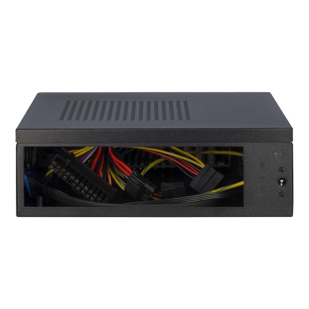 Kasë Inter-Tech JX-500, Mini-ITX, Mini-Tower, 1x 2.5", 1x USB 3.0, VESA - Zezë - 4