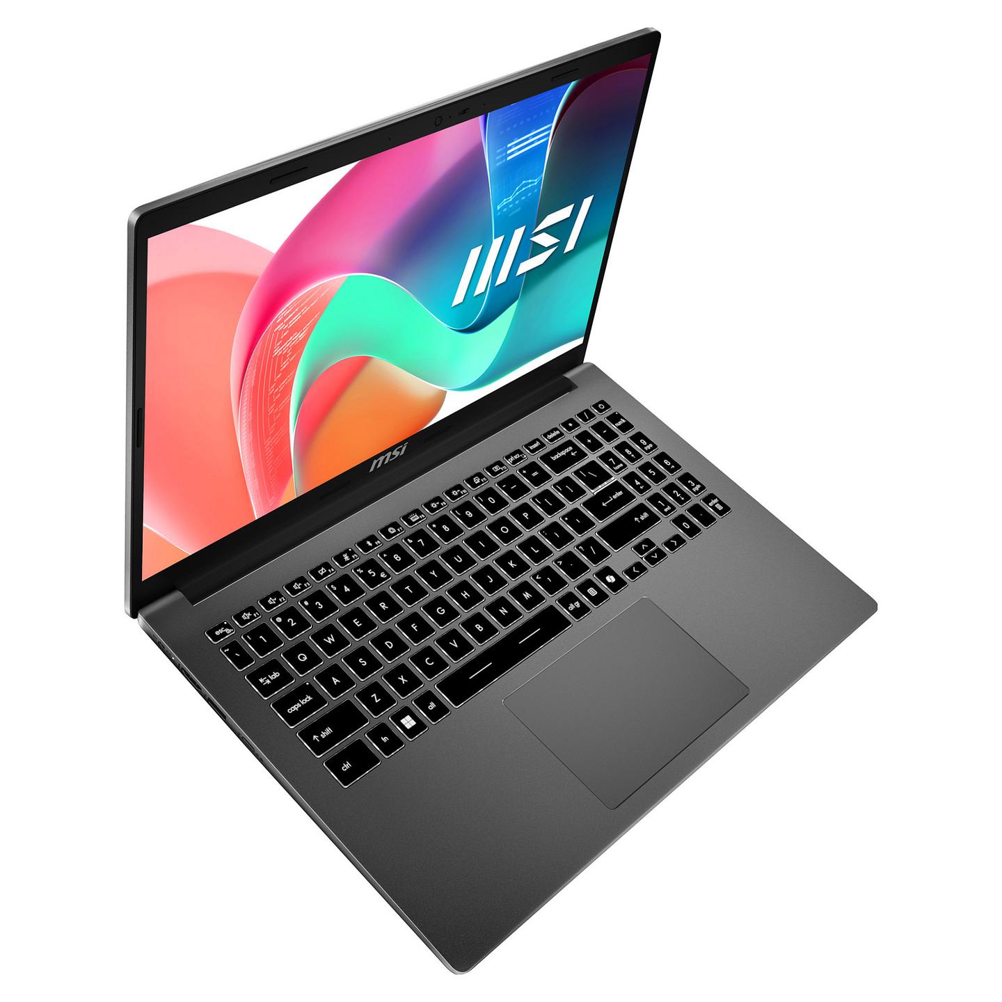 Laptop MSI Modern 15 F1MG-1246FRNN, Core 5 120U, 16GB DDR4, 512GB, 15.6" FHD IPS, Intel Graphics - Hiri - 12