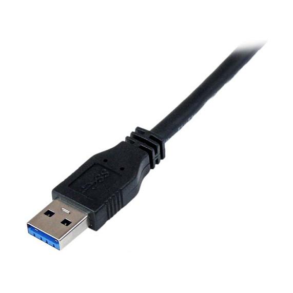 Kabllo USB StarTech.com USB3CAUB1M, USB 3.2 Gen 1, USB-A Mashkull në Micro USB-B Mashkull, 5Gbps, 1m - Zezë - 2