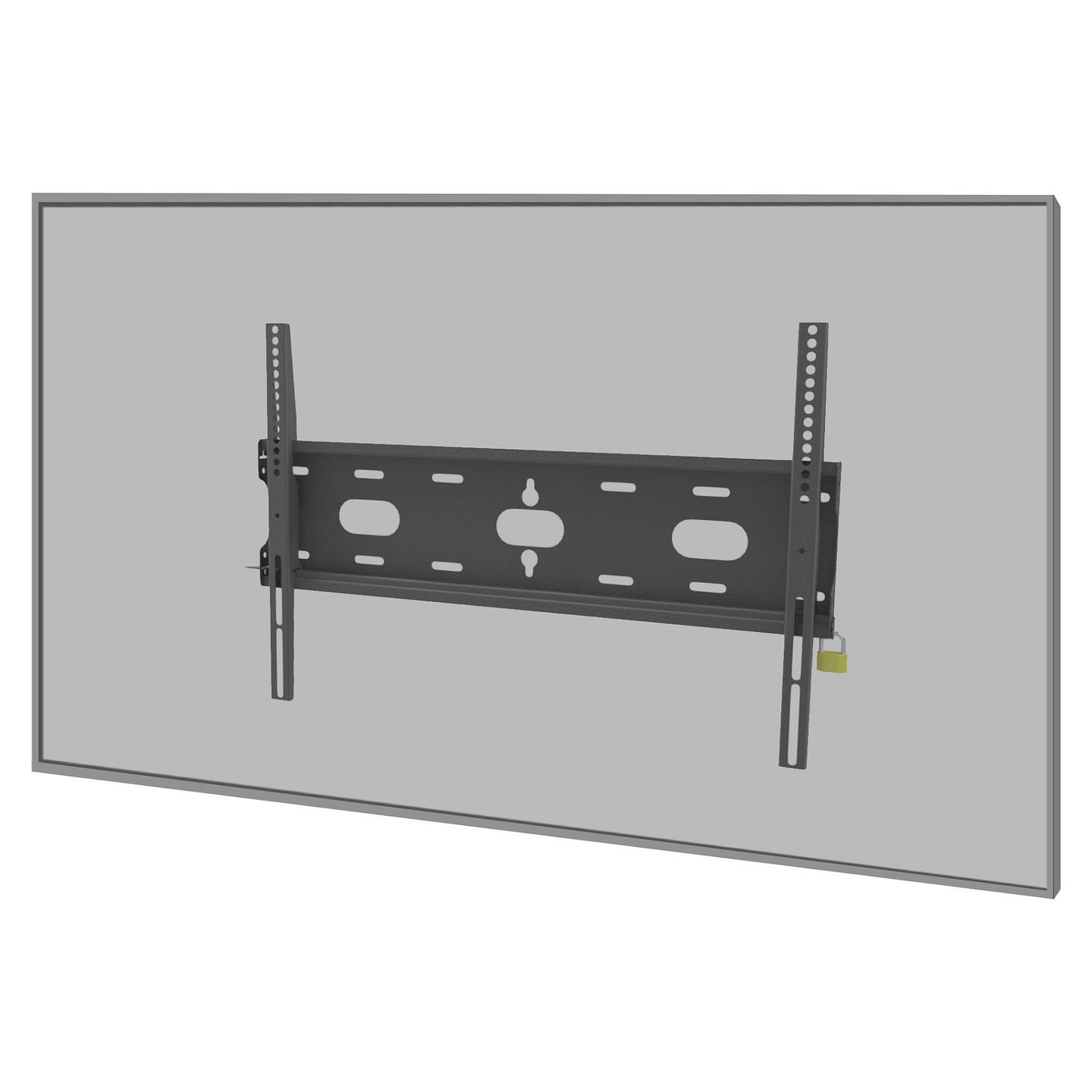 Mbajtëse për Monitor iiyama / Montim në Mur / VESA 100×100–600×400 mm / deri në 125 kg / Fikse - Zezë - 5