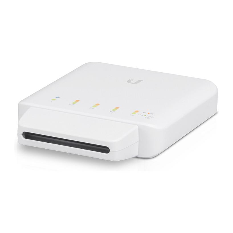 Switch Ubiquiti UniFi USW-Flex, 5x Gigabit Ethernet, 4x PoE+, Switching Capacity 10Gbps, Layer 2 Managed, Indoor/Outdoor - Bardhë - 5