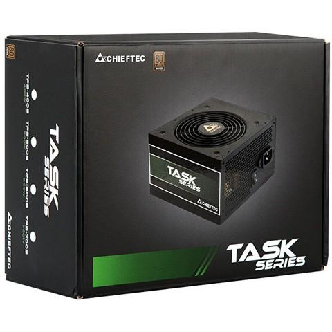 Furnizues Energjie Chieftec TASK TPS-600S, 600W, 80 PLUS Bronze, ATX 2.3, Non-Modular, 2x PCIe 6+2 pin – Zezë - 2