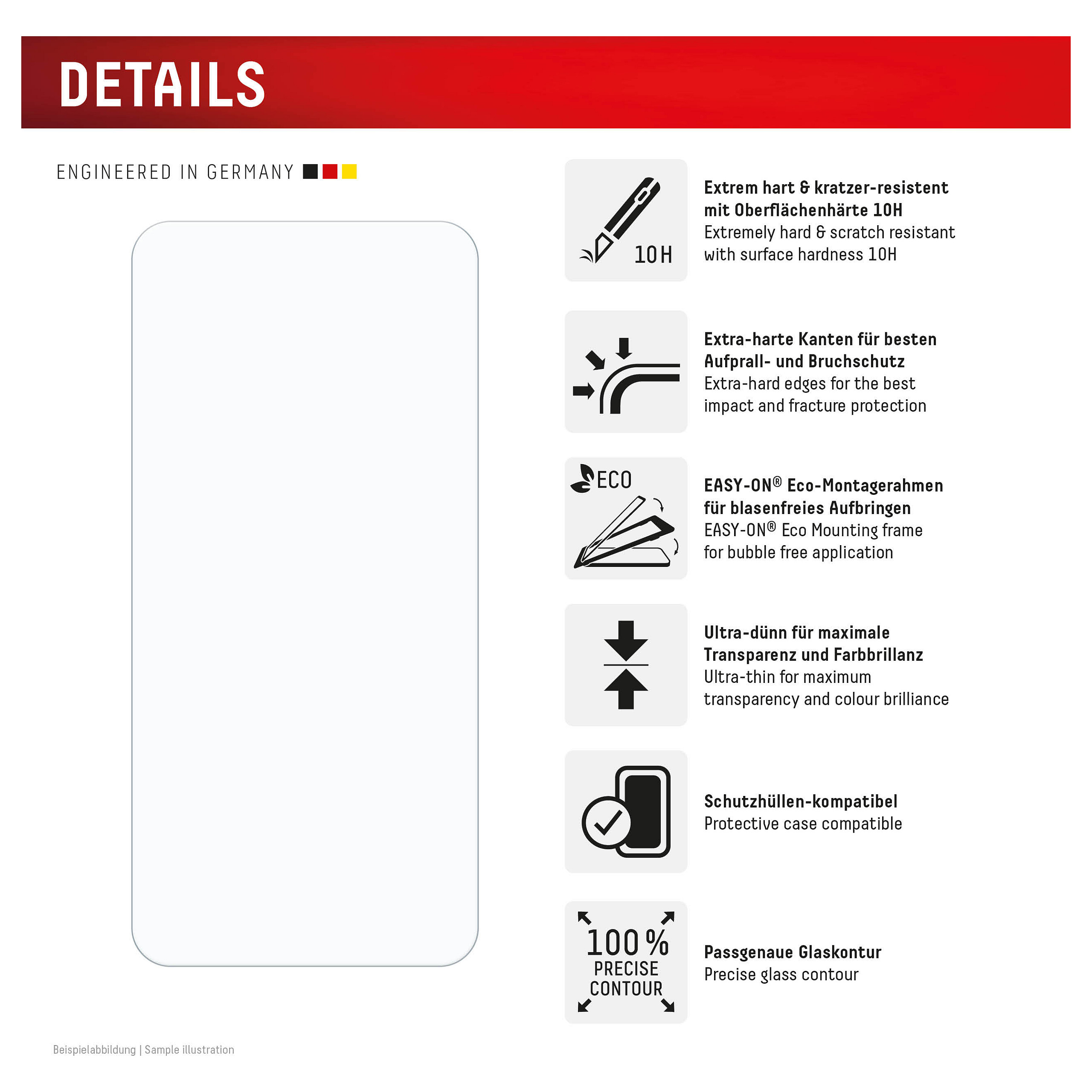 Mbrojtëse për ekran Displex / Samsung Galaxy A56 / Xham Tempered Glass 10H - Transparente - 2