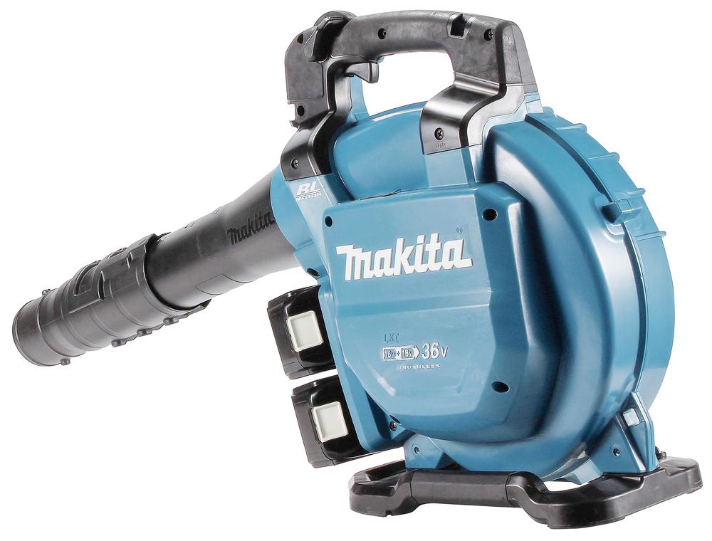 Fryrëse dhe Thithëse për Gjethe Makita DUB363PG4V, 2x18V, Brushless, 65m/s, 13.4m³/min, Qese 50L, 4x6Ah, Karikues i Dyfishtë - Blu/Zezë - 4