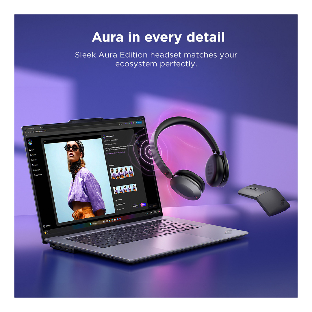 Kufje pa kabllo Lenovo ThinkPad 8550 / USB-C / Bluetooth / ANC - Hiri - 13