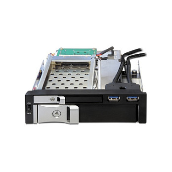 Aksesor për Disqe DeLOCK 47209 / 5.25" / 2.5"+3.5" SATA HDD / 2x USB 3.0 - Zezë - 3