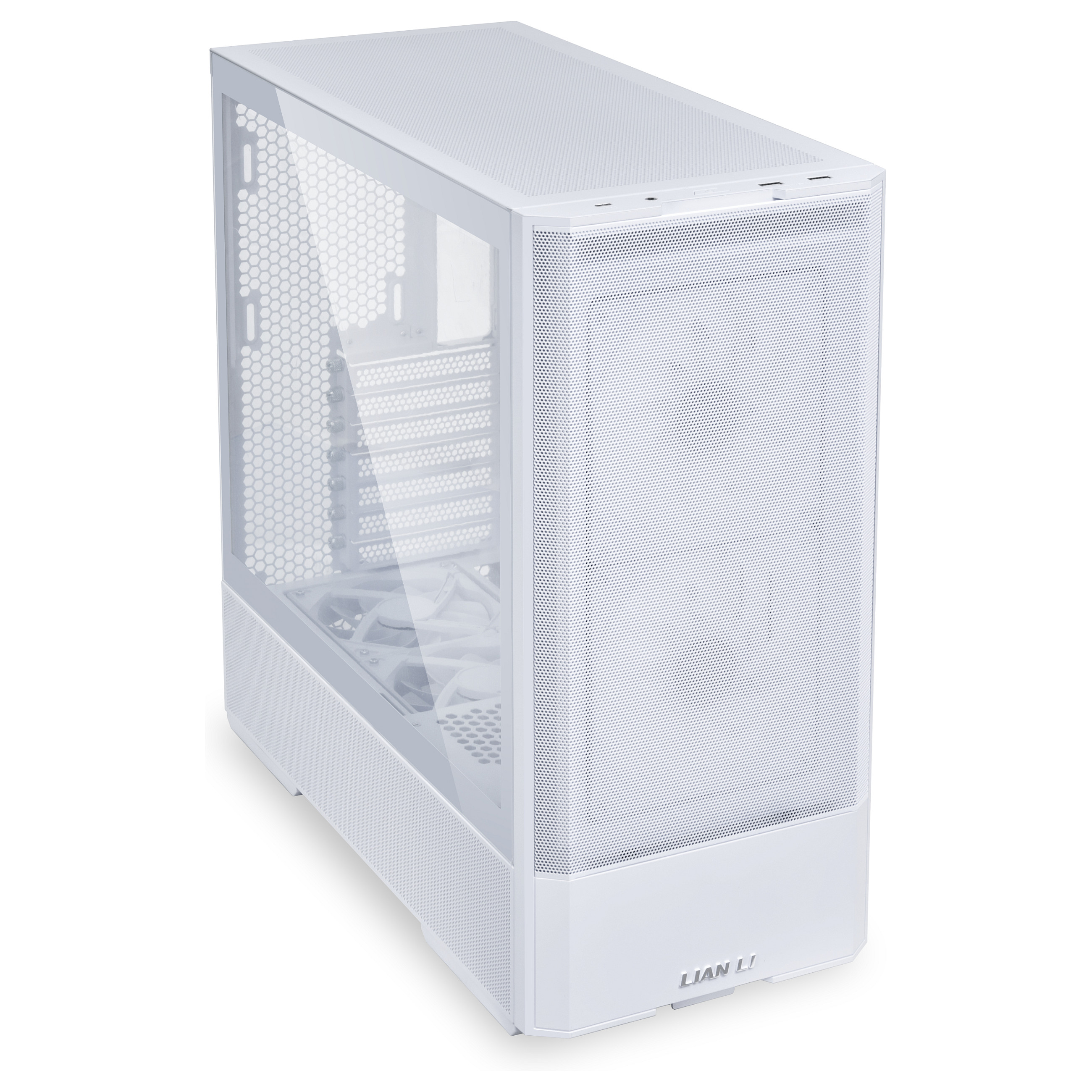 Kasë Lian Li LANCOOL 207 / Midi Tower / ATX / 2x 140mm ARGB + 2x 120mm PWM Fan / Tempered Glass - Bardhë - 9