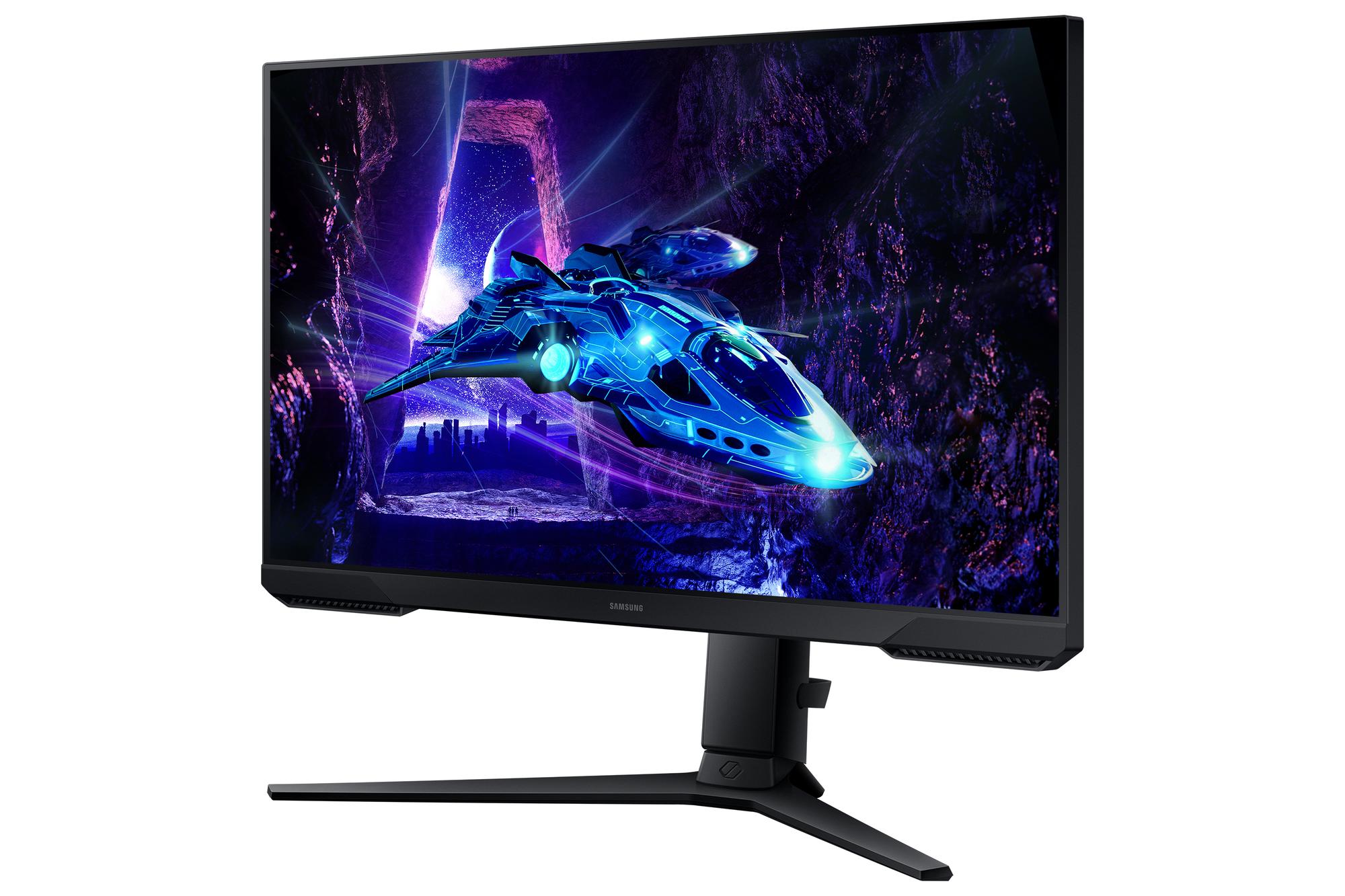 Monitor Gaming Samsung Odyssey LS24DG300EU / LS24DG300EUXEN / 24" / Full HD IPS / 180Hz / 1ms / HDMI+DisplayPort - Zezë - 3