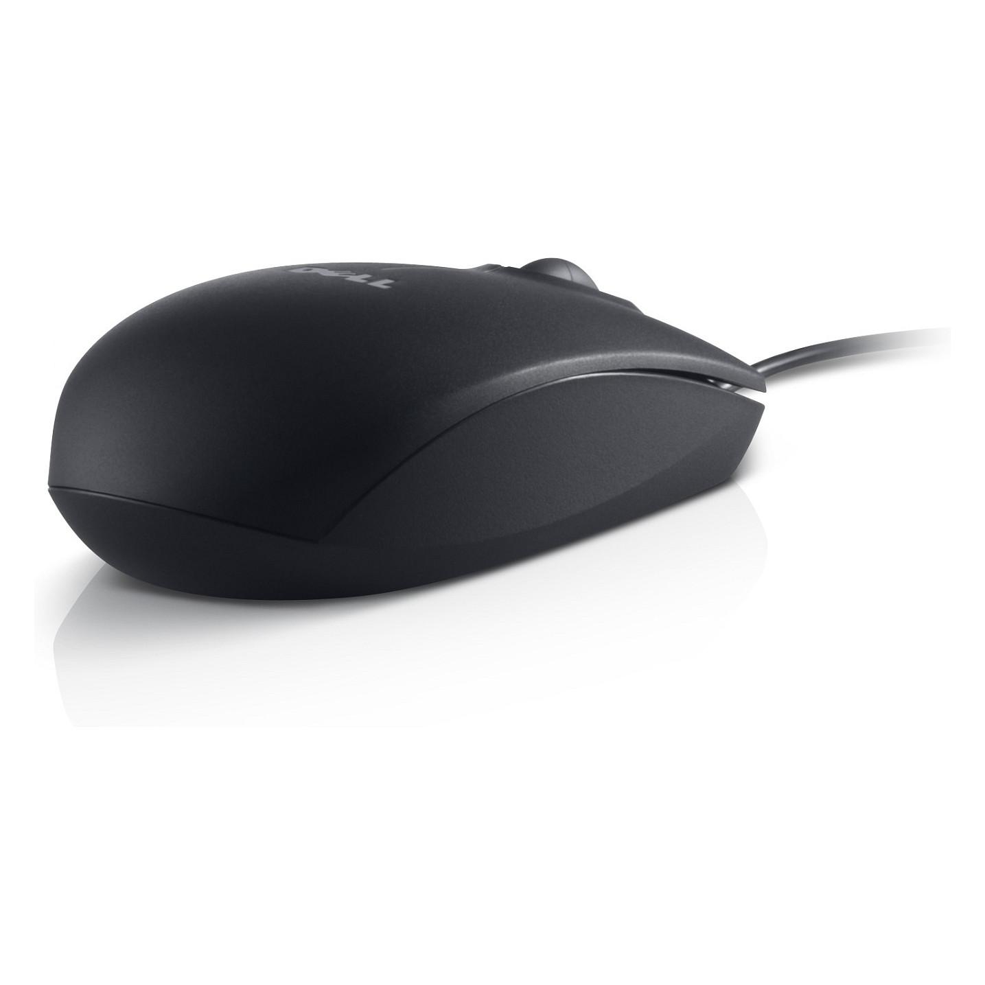 Maus me kabllo Dell MS116 / USB / 1000 DPI / 2 Butona / 1.8m - Zezë - 2