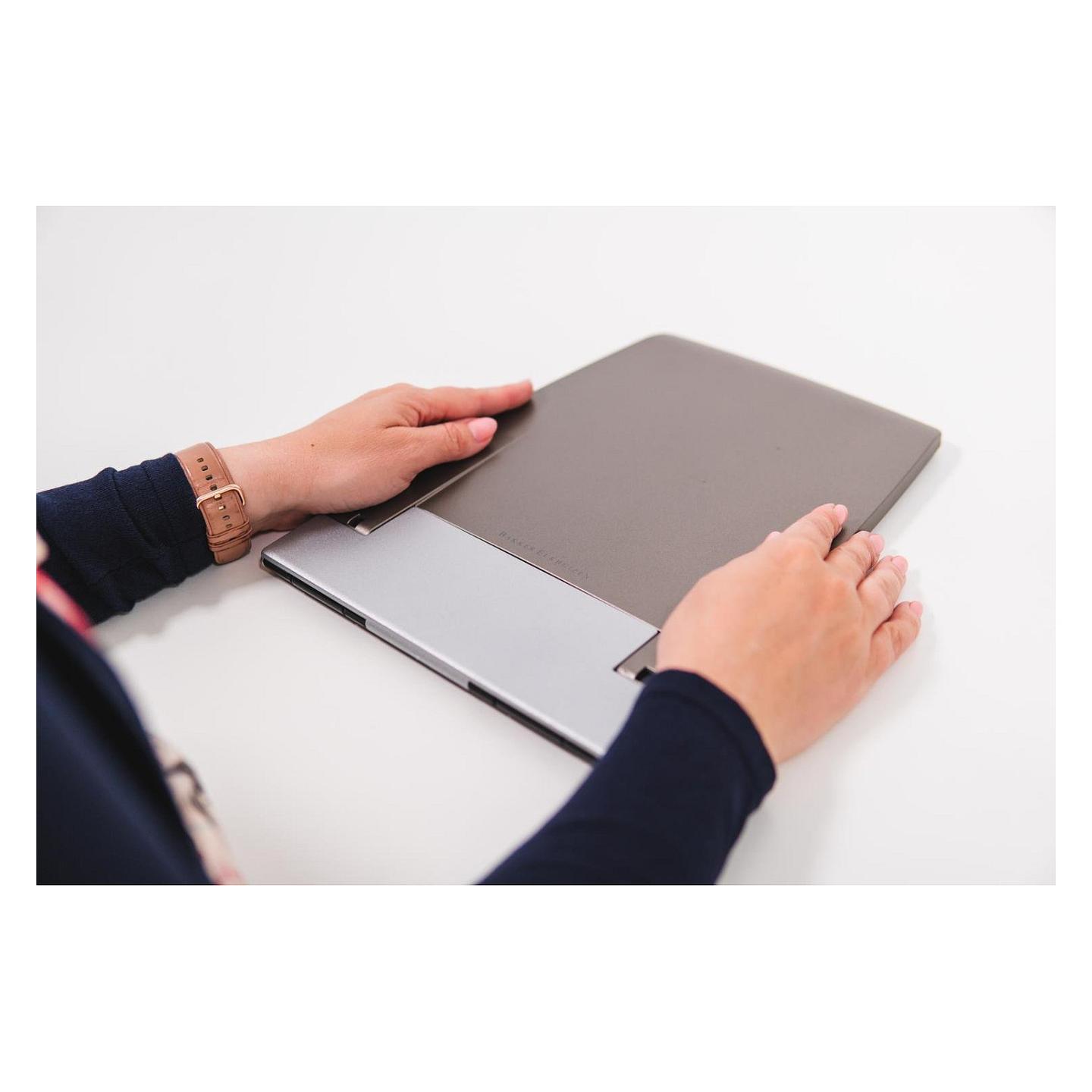 Mbajtëse për Laptop BakkerElkhuizen Ergo-Q 330 Circular / 12–17" / deri 6kg / 6 Nivele Lartësie / Mbajtëse Dokumentesh / Palosëse - Zezë/Hiri - 4