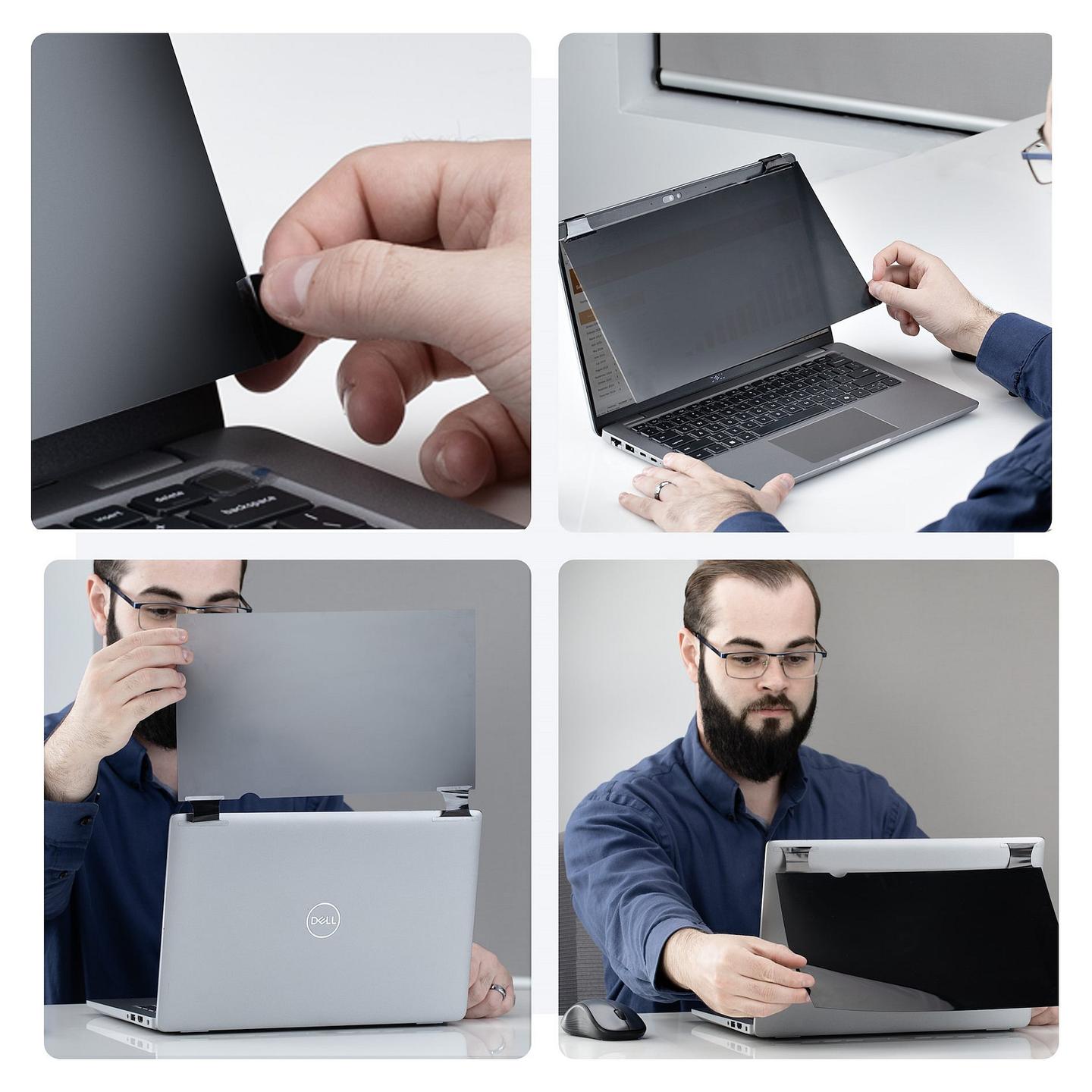 Mbrojtës Ekrani për Laptop StarTech.com 133B6-PRIVACY-SCREEN, Filtër Privatësie, 13.3", 16:10 - Transparente - 4