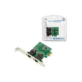 Karta të Rrjetit LogiLink PC0075, PCIe, 2x Gigabit LAN RJ45, 1000Mbps - 3