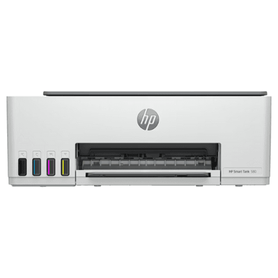 Printer Multifunksional HP Smart Tank 580, Inkjet me Ngjyra, A4, 12 ppm, 3 në 1, Wi-Fi, USB - Bardhë - 3