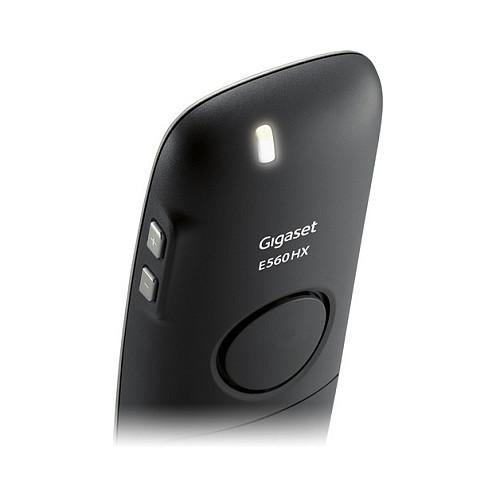 Telefon i Thjeshtë Gigaset E560HX, DECT/GAP, CAT-iq 2.0, Ekran 1.8" TFT me Ngjyra, Hands-Free, 150 Kontakte, 4 Taste të Shpejta - Antracit - 5