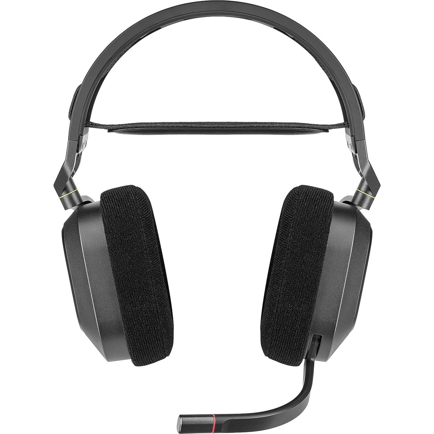 Kufje Gaming Corsair HS80 MAX Wireless, 2.4GHz, Bluetooth, 50mm, Dolby Atmos, RGB, Mikrofon - Zezë