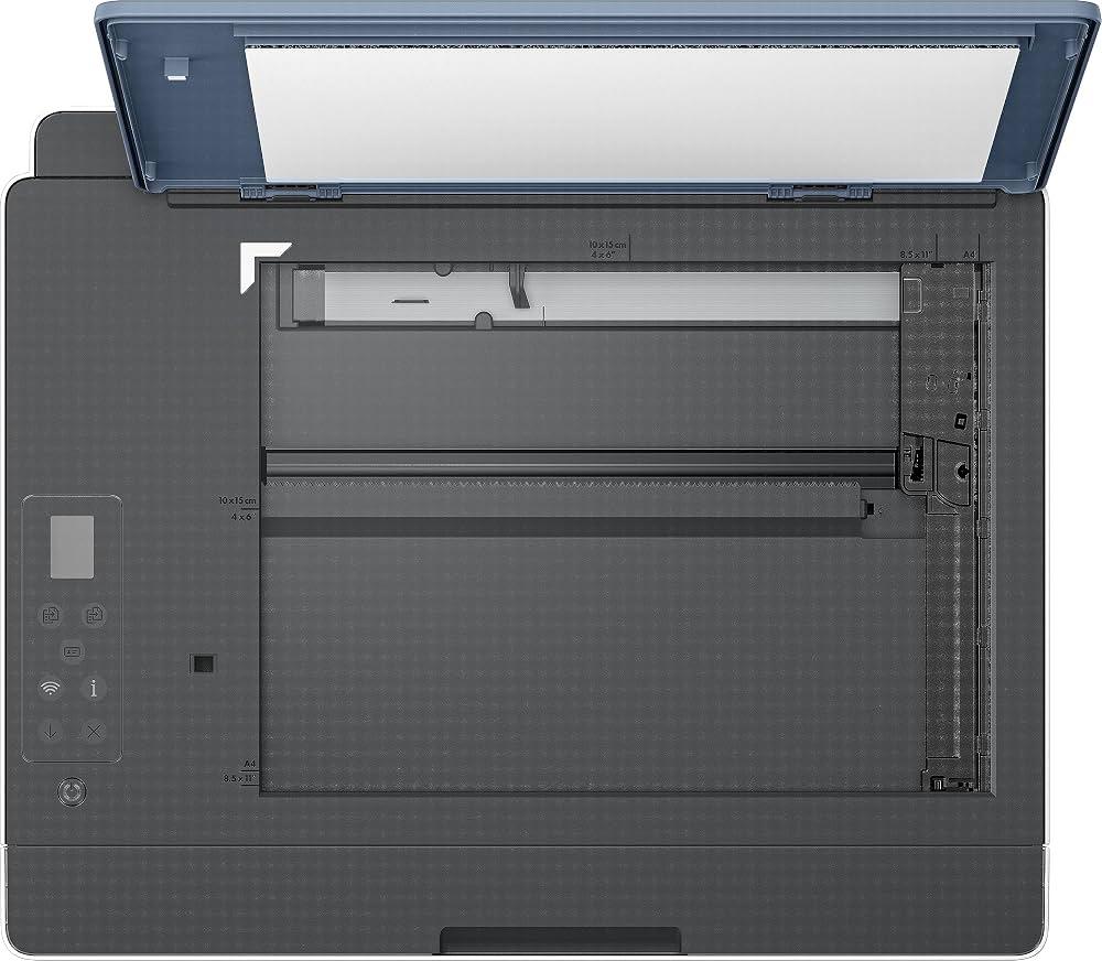 Printer Multifunksional HP Smart Tank 585, Inkjet me Ngjyra, A4, 12 ppm, 3 në 1, Wi-Fi, USB 2.0 - Bardhë - 3