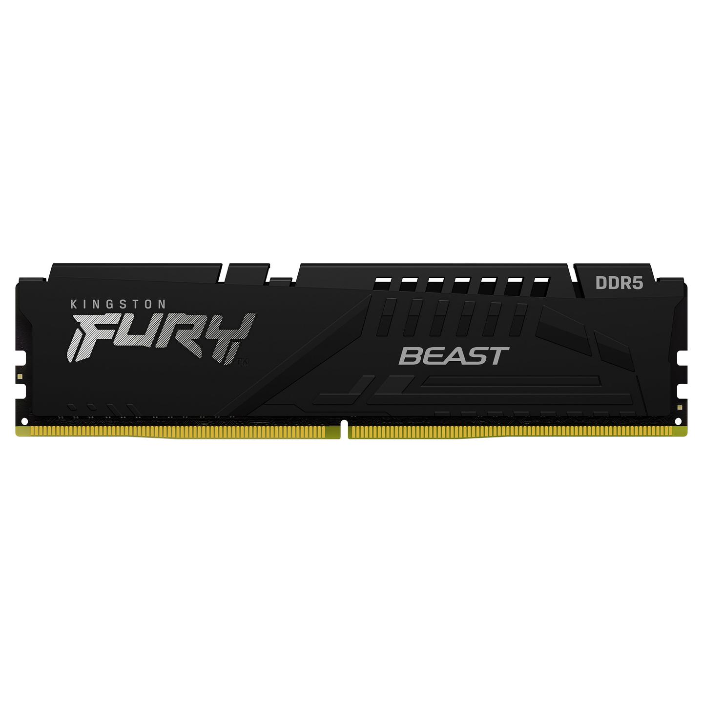 RAM Memorie DDR5 Kingston FURY Beast, 64GB (2x32GB), DIMM, 6000MHz, CL30, 288-pin - Zezë - 3