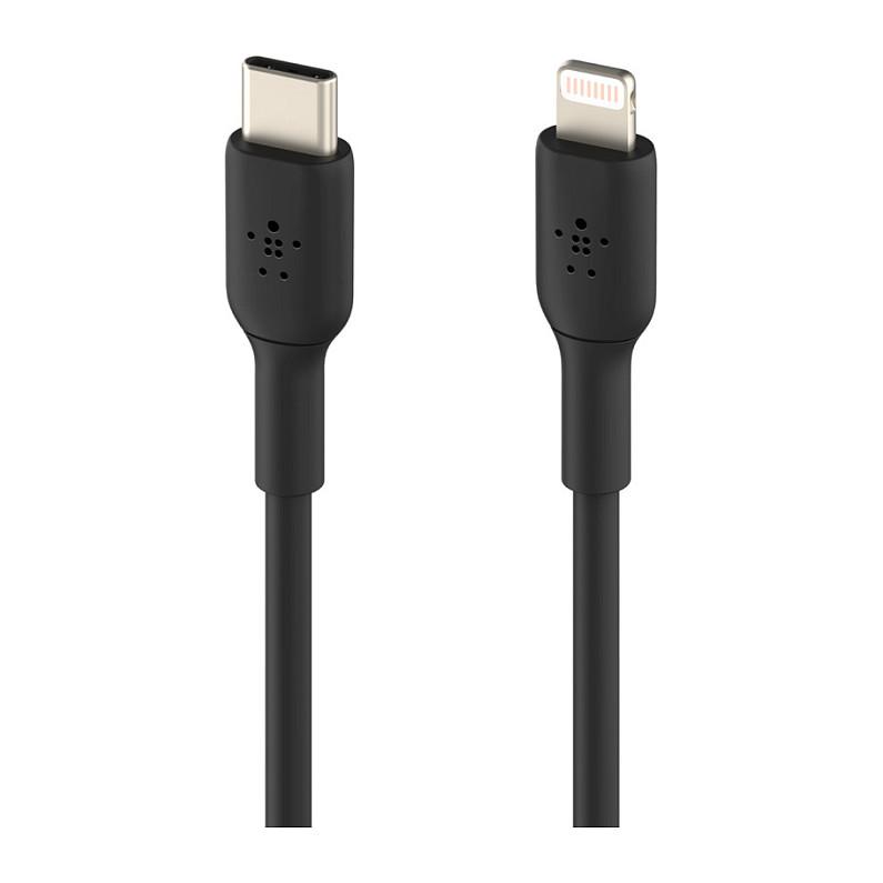 Kabllo USB Belkin BoostCharge CAA003BT1MBK / USB-C në Lightning / 18W / MFi / 1m – Zezë - 4